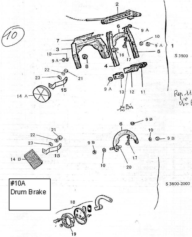 Catalogs / VELOSOLEX /FRONT BRAKE